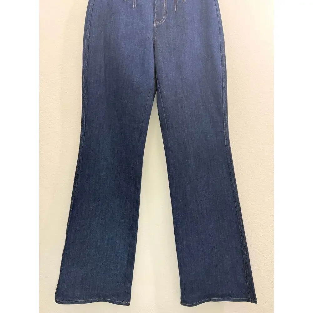 NWT White House Black Market Extra High Rise Trouser Pants Sz 6R Sculpt Stretch